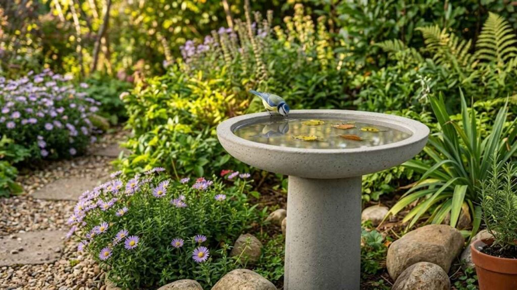 Ce matériau remplace le plastique et protège les oiseaux : fabriquez ce bain en une après-midi