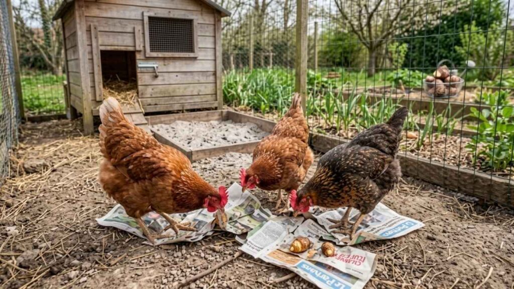 Poulailler : pourquoi les vieux journaux améliorent le confort et l’hygiène des poules